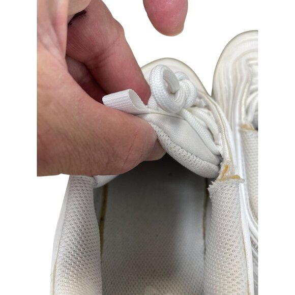 Nike Air Max 97 Triple White Womans Low Top Sneakers Sz 10 SKU 9484 - Picture 7 of 16